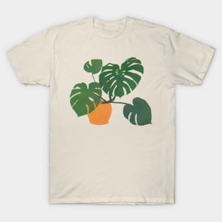 monstera interior plant blonde T-Shirt